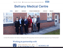 Tablet Screenshot of bethanymedical.co.uk